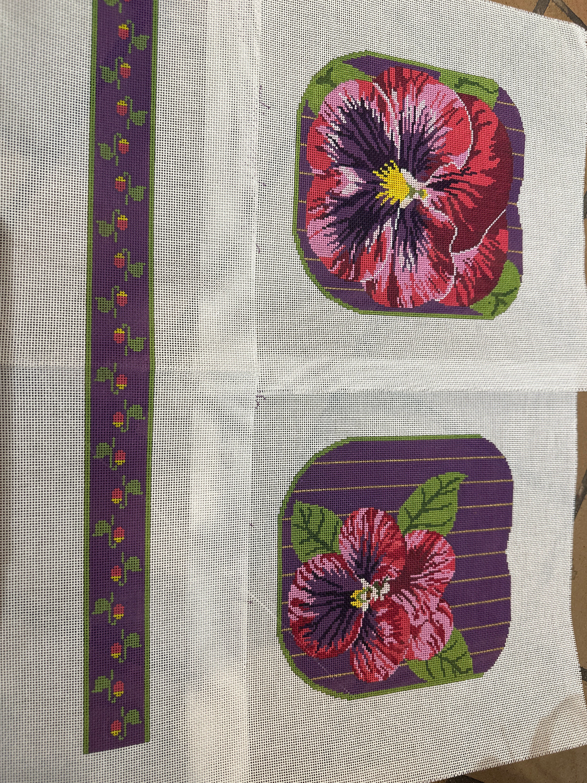 3 pc Pansy Purse