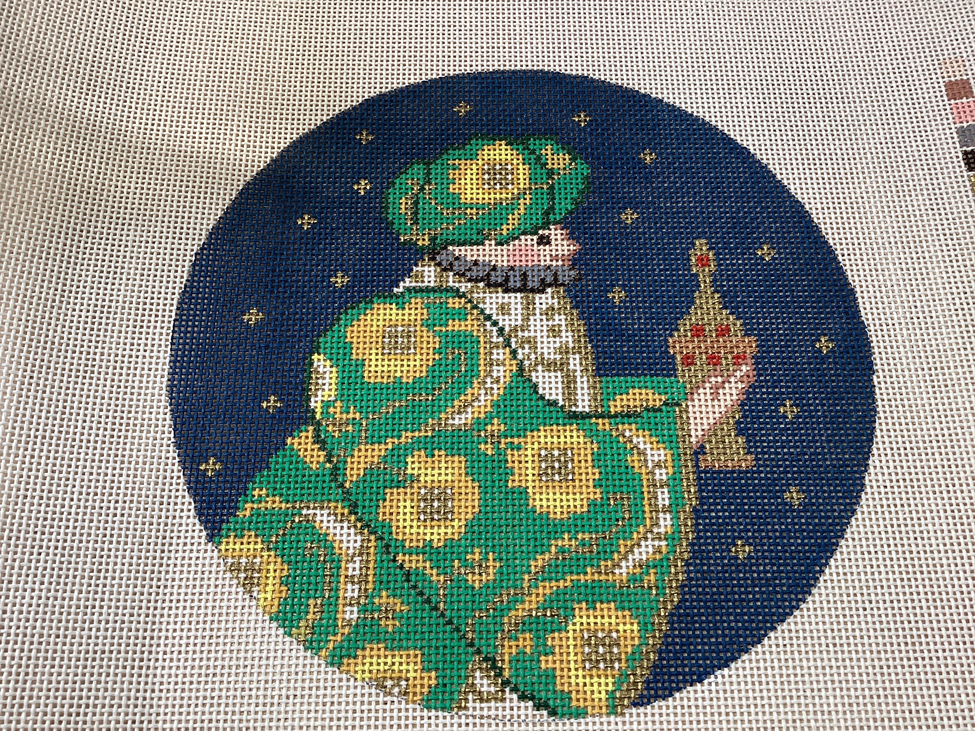 Nativity Ornament - Green Magi