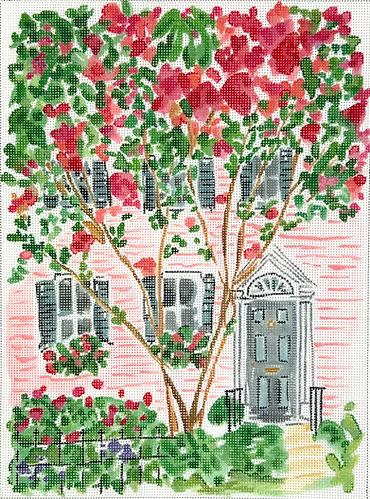 Lindsay Brackeen – Charleston Pink House & Cherry Tree LB-PL-29