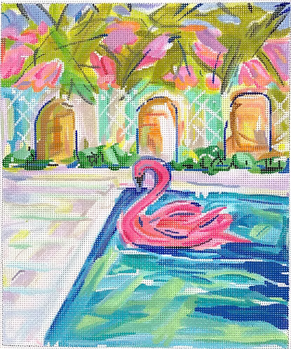 Maren Devine – Flamingo Floatie in Pool MD-PL-12
