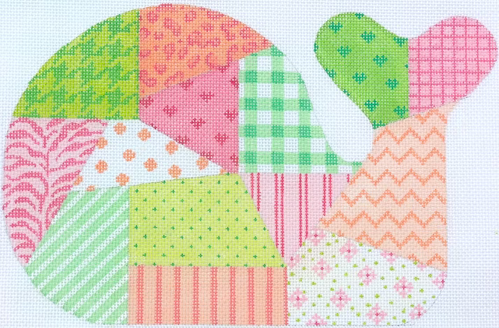Med. Whale – Patchwork – sherbet palette SST-18