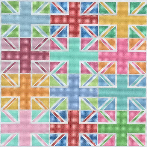 Union Jack Multi Color Blocks PL-102