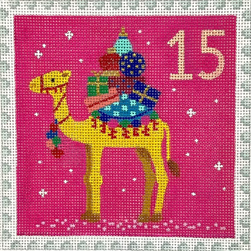 Klara Hawkins – Advent Stamp #15 – Camel w/ Gifts KH-PL-15