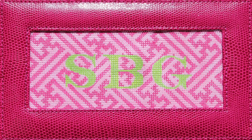 Lee’s Jewelry Box/Wallet Insert – Chinoiserie lattice – double pink