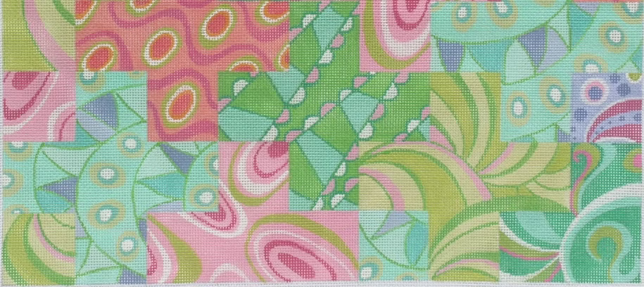 Med. Rect. Pucci-inspired Plus + Patchwork PL-11a