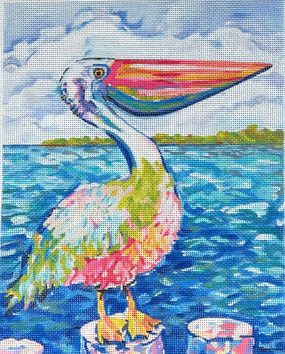 Maren Devine – King Pelican on Piling MD-PL-29