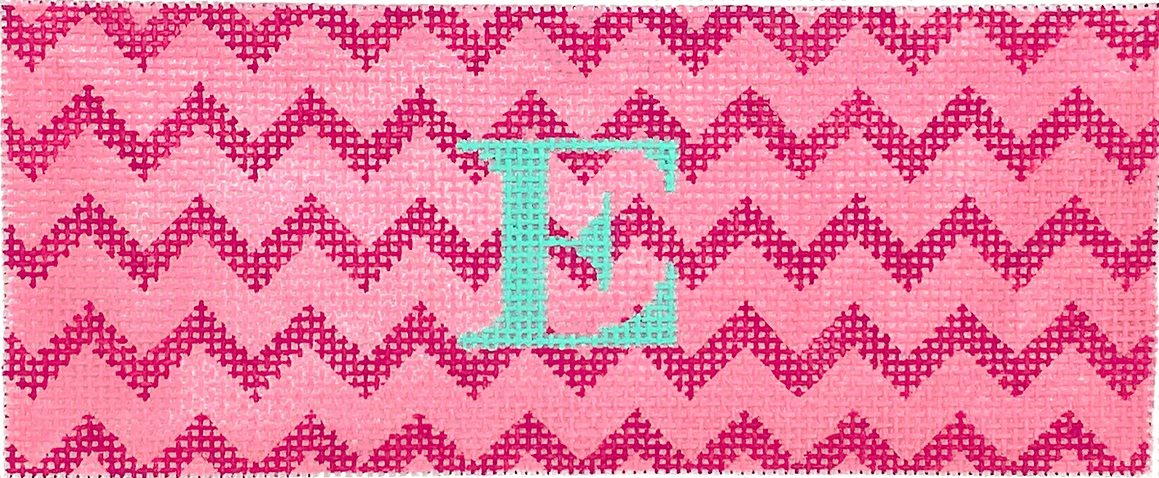 Lee’s Jewelry Box/Wallet Insert – Chevron – light pink & raspberry