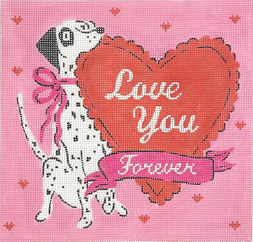 Krissy Mast – “Love You Forever” Dalmation w/ Heart KRM-PL-09