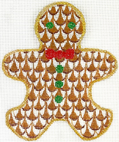 Christmas Ornament – Fishnet Gingerbread Man