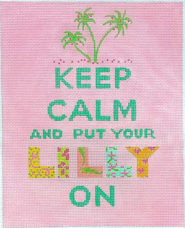 “Keep Calm… Lilly” (block letters) SS-148