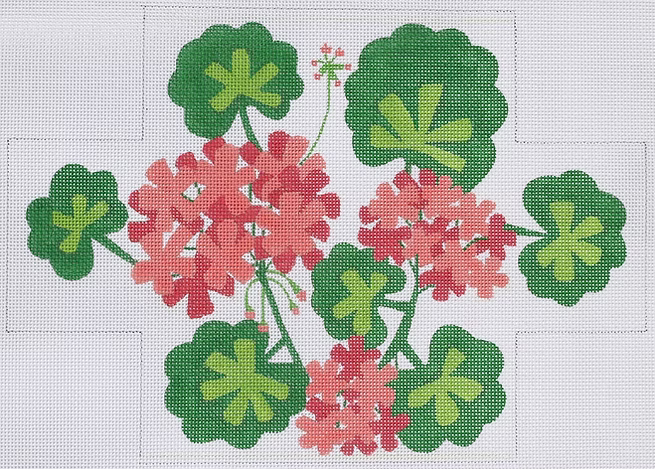 Brick – Salmon Geraniums