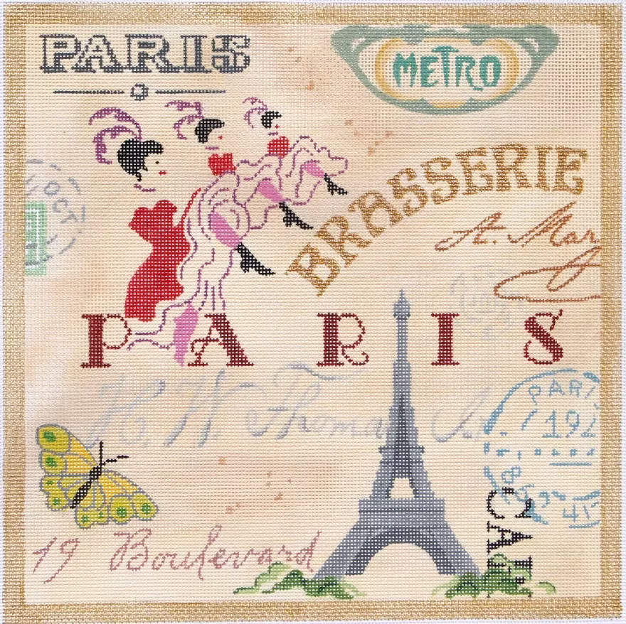Paris-Roma-Poetry Collage PL-107