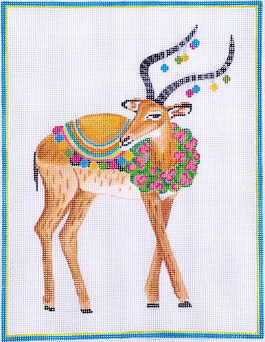 Lindsay Brackeen – Party Animal Impala w/ Floral Wreath & Pompoms LB-PL-03