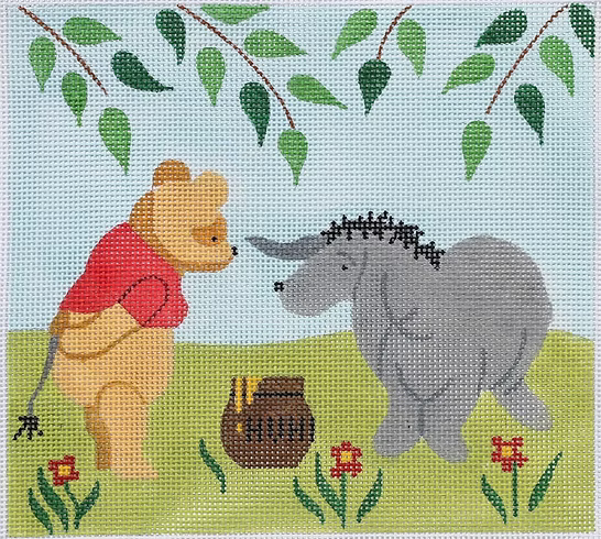 Small Pooh & Eyeore w/ Honey Pot PL-170