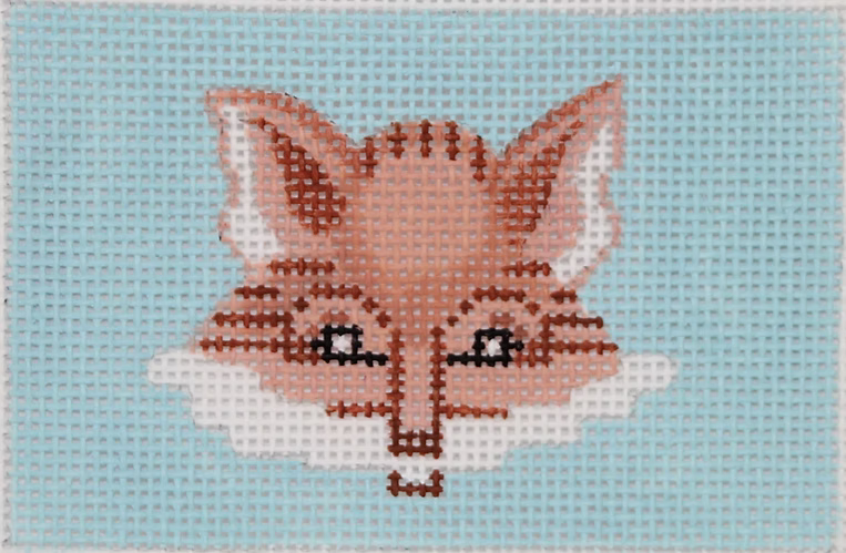 Planet Earth Credit Card Case Insert – Fox Head on Light Blue