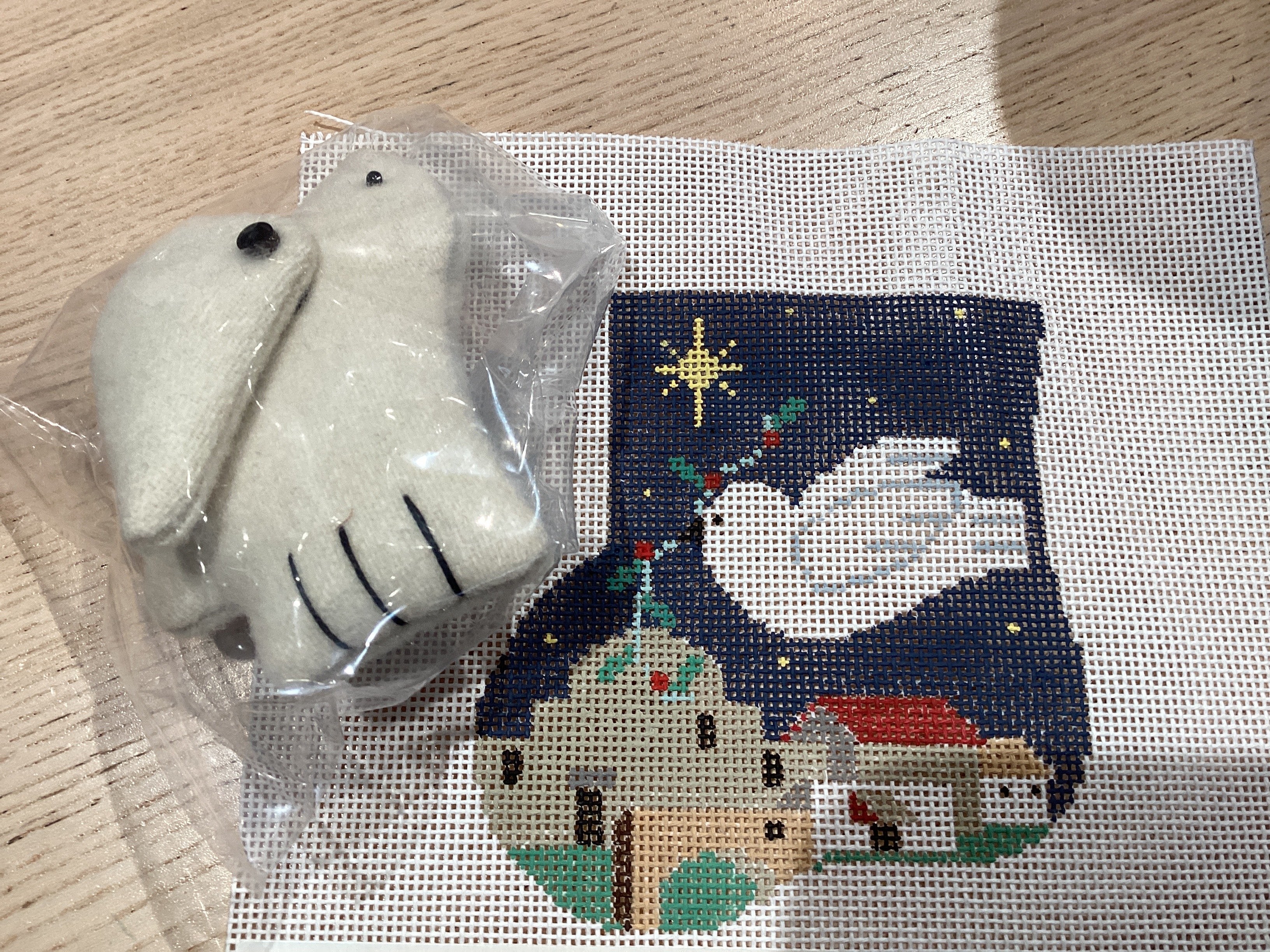 Kathy Schenkel Mini Bethlehem Stocking with Dove