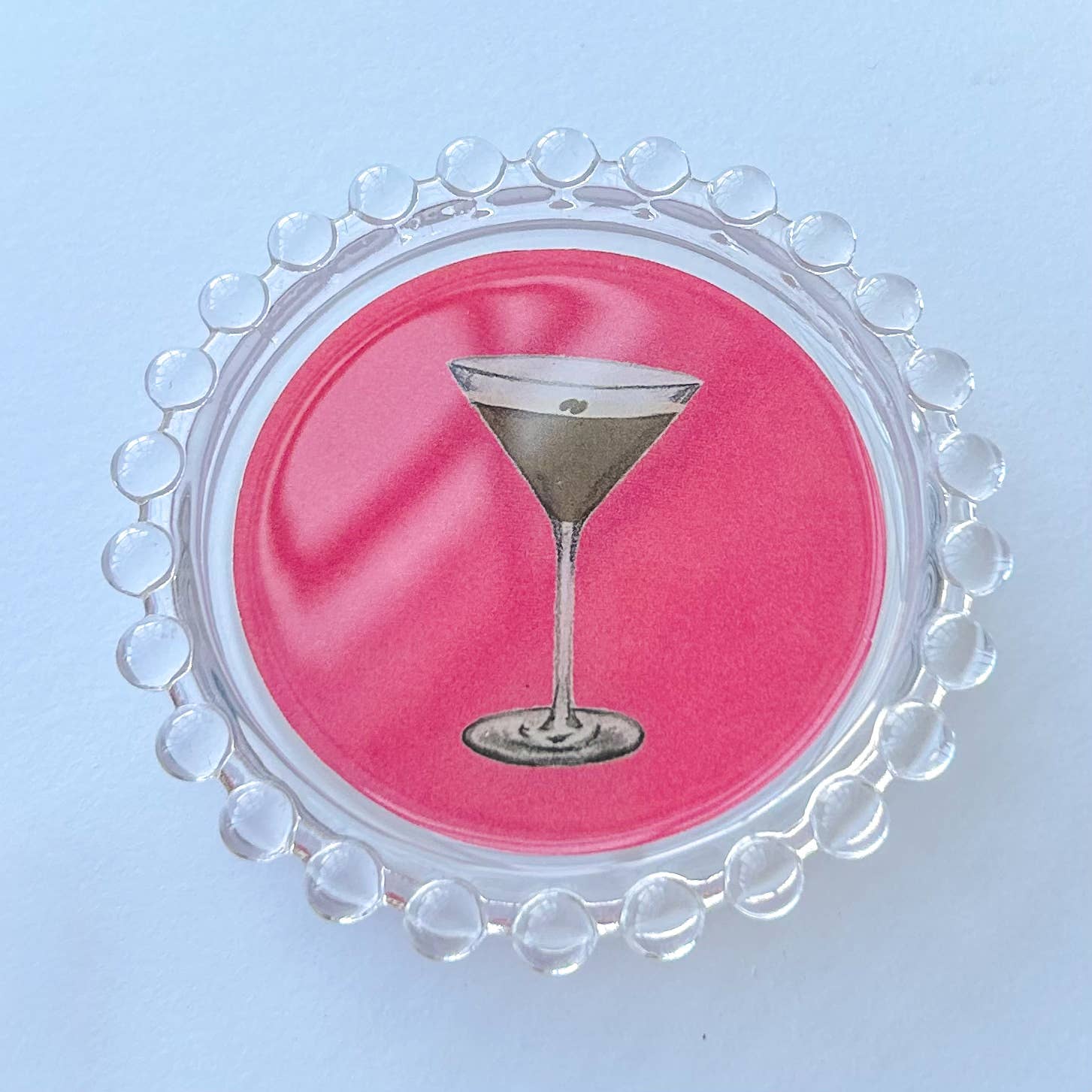 Espresso Martini Trinket Dish: Magenta