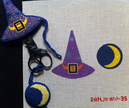 Ann Winn: Witch Hat Scissor Case - stitchguide available