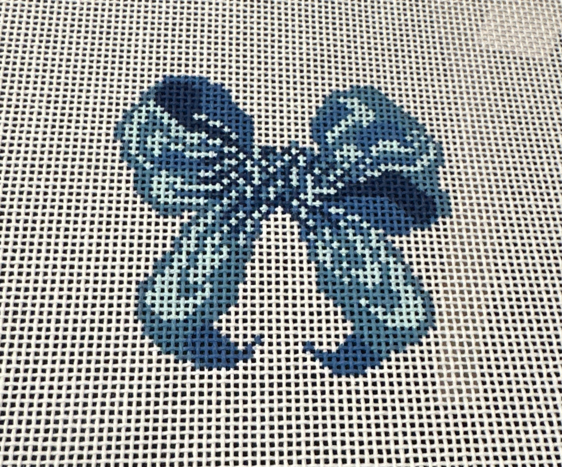 Blue Bow Bag Charm - 2 inches
