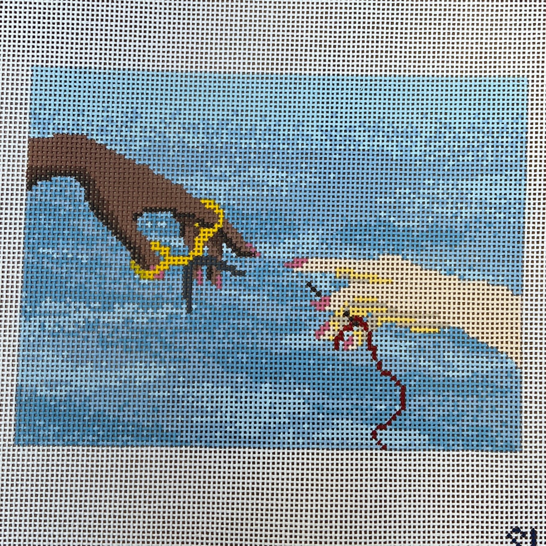 Creation of a Needlepointer Clutch