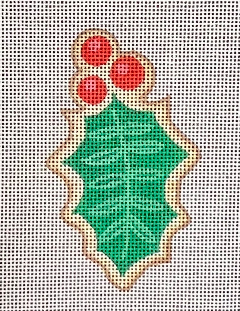 Cheryl Huckaby: Christmas Cookie - Holly Leaf