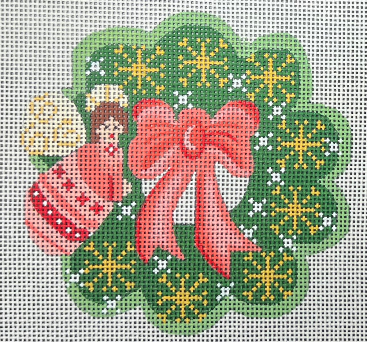 Cheryl Huckaby: Wreath Ornament - Angel