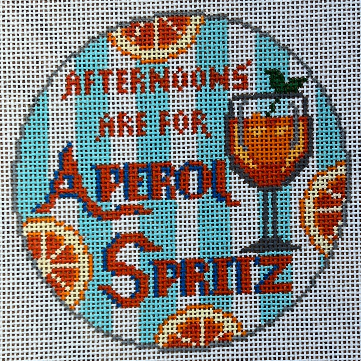 Happier Hour Coasters-Aperol Spritz