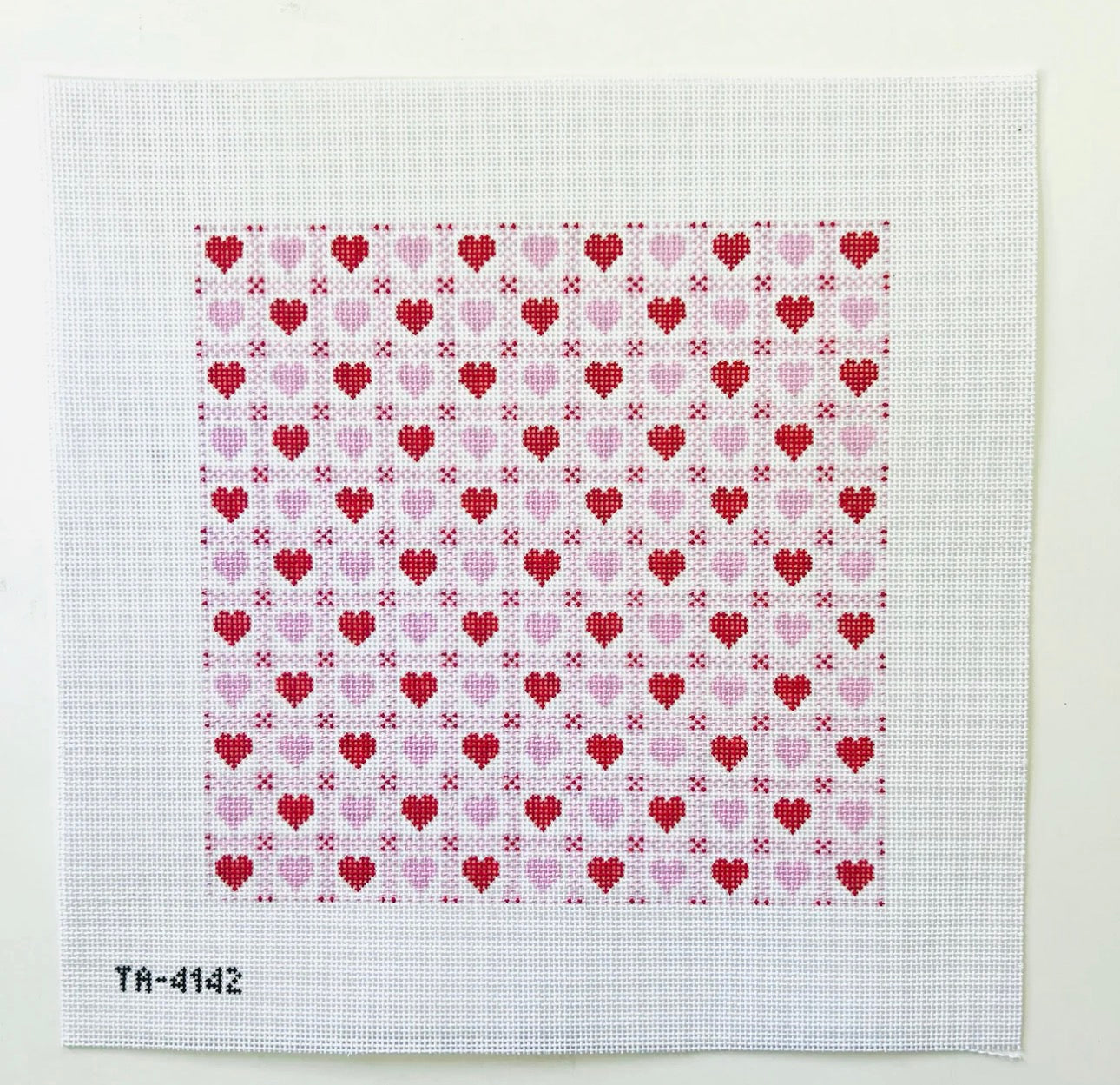 Heart Check Pillow Canvas