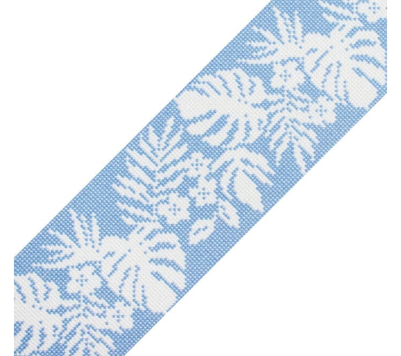 NTG KB274 - Hibiscus Band - Blue on White