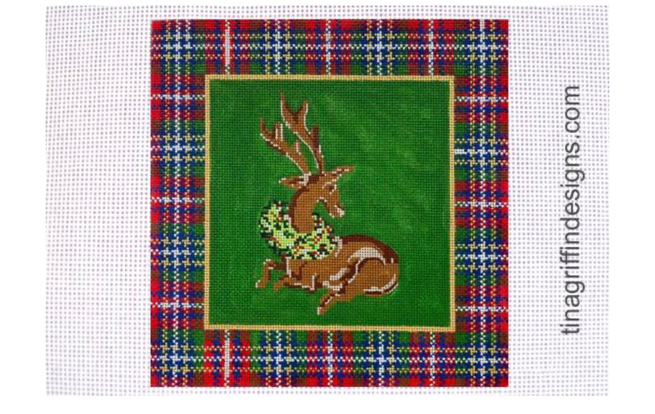 Deer with Wreath