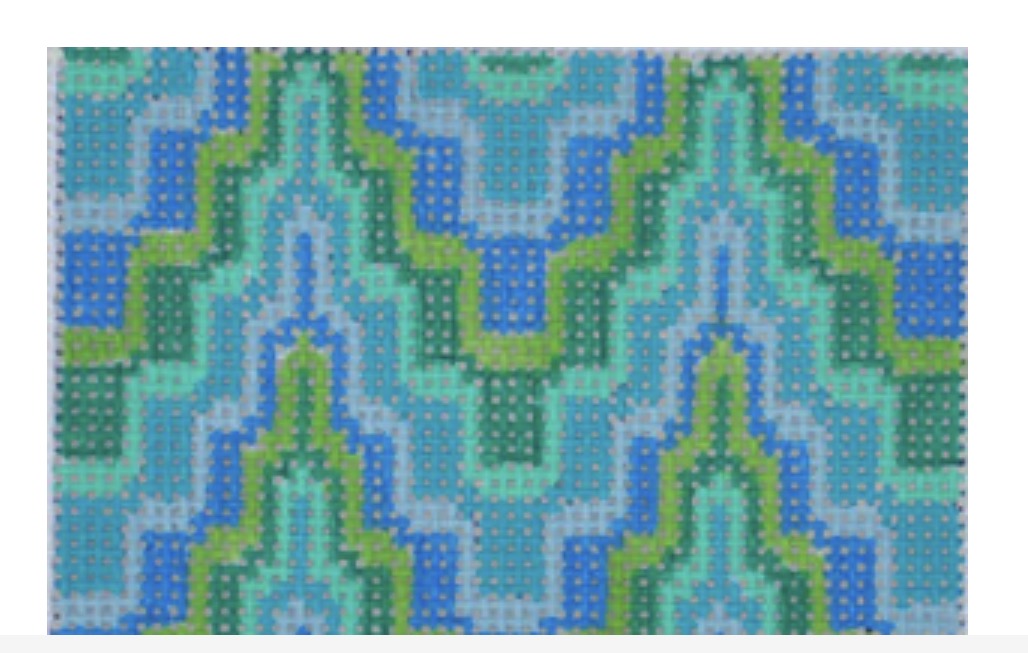 Tanya Mertel: (Bargello Wallet Insert)