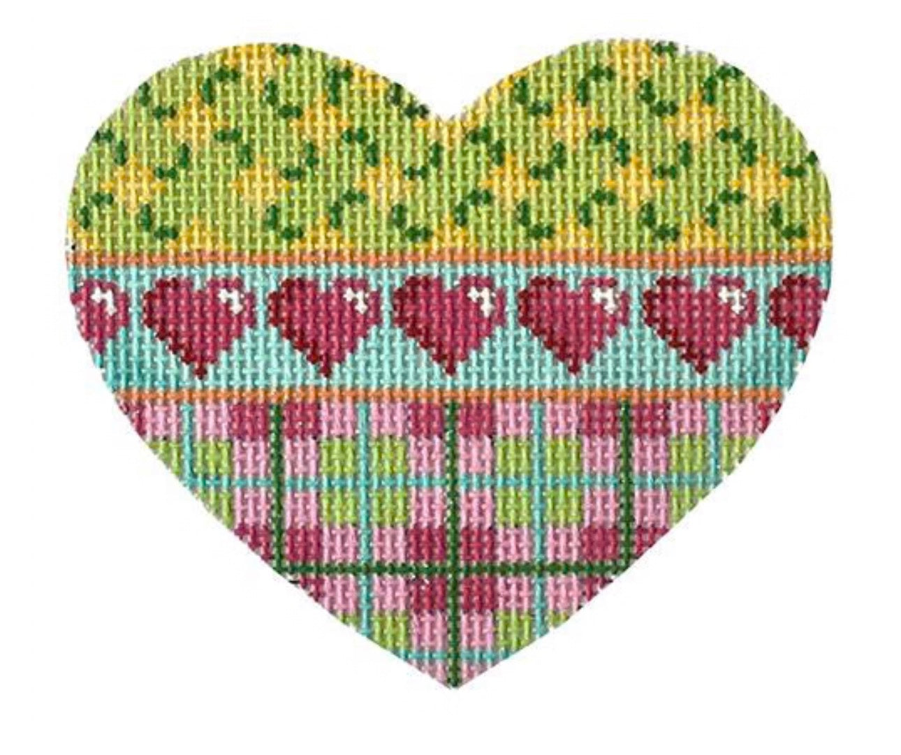 NTG TS770 - Lime Lattice w/ Rosebud Trim Mini Shift
