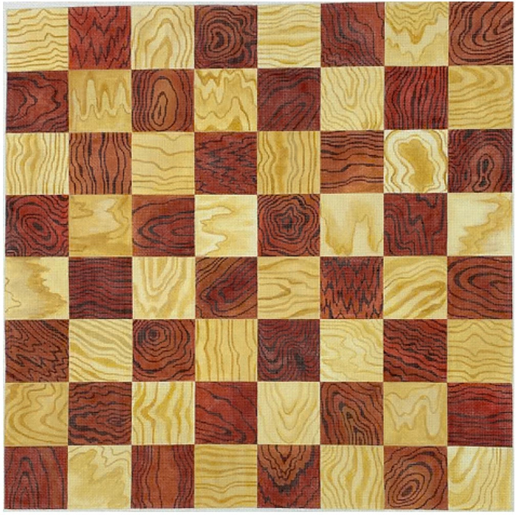 Chess/Checkers Board – Rosewood and Golden Maple