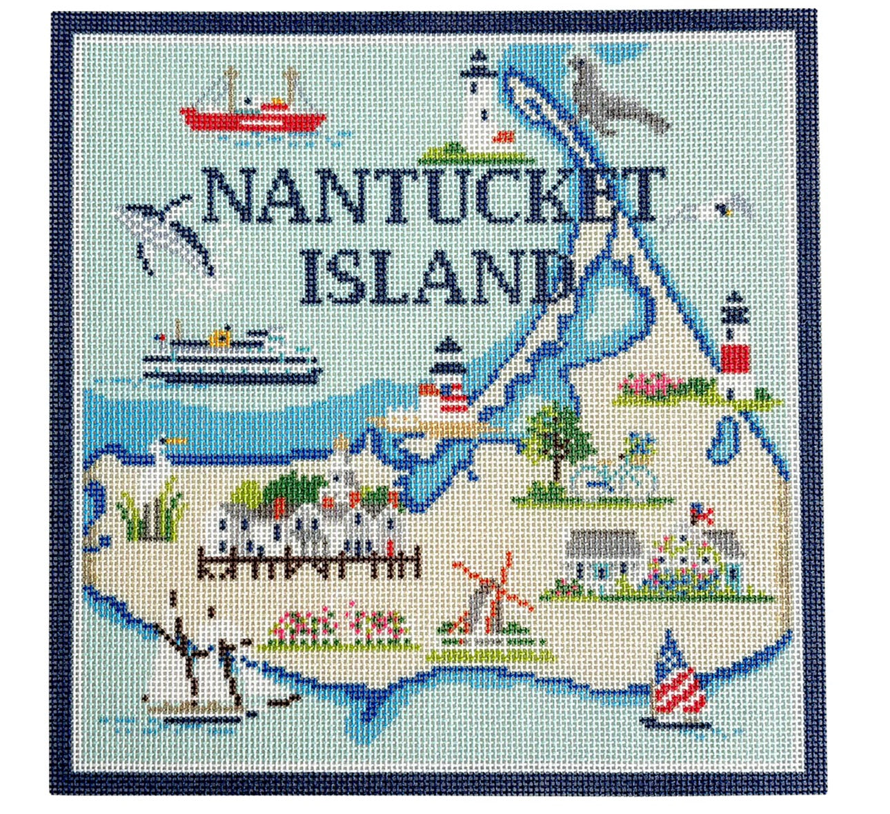 NTG KB241 - Nantucket Map - 13 Ct