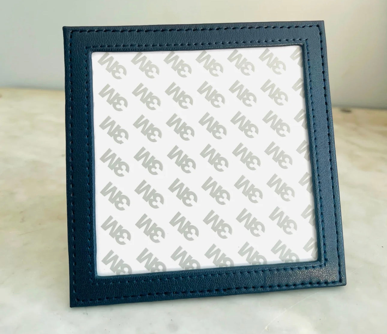 Self-Finishing Leather Frame in Forest Green