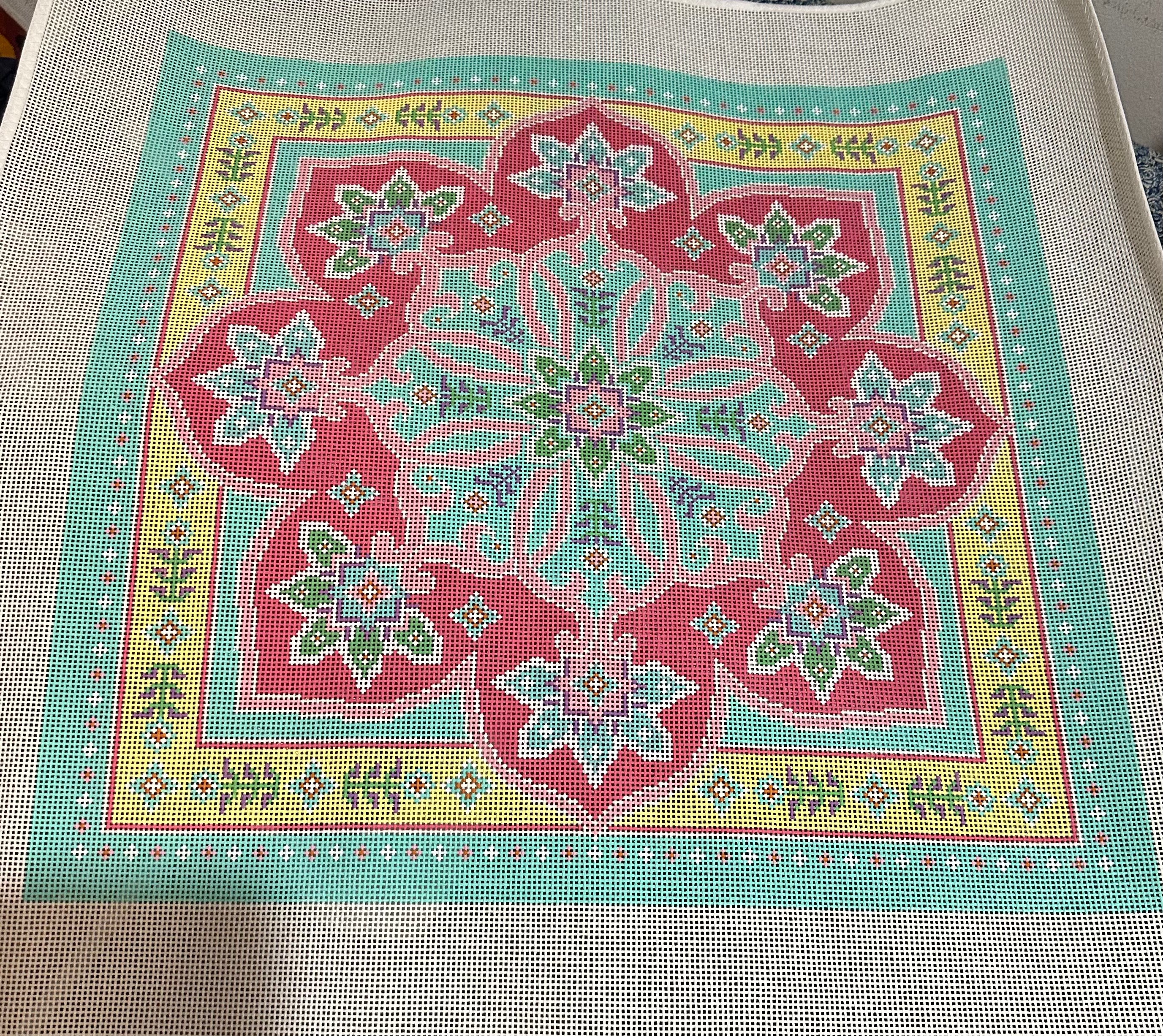Canvasworks Pastel Geometric Square