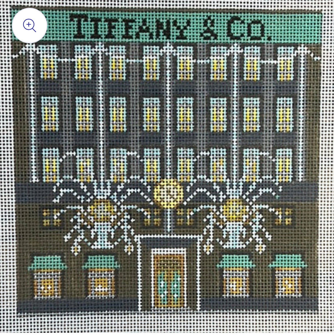 gingham stitchery little blue box Tiffany storefront