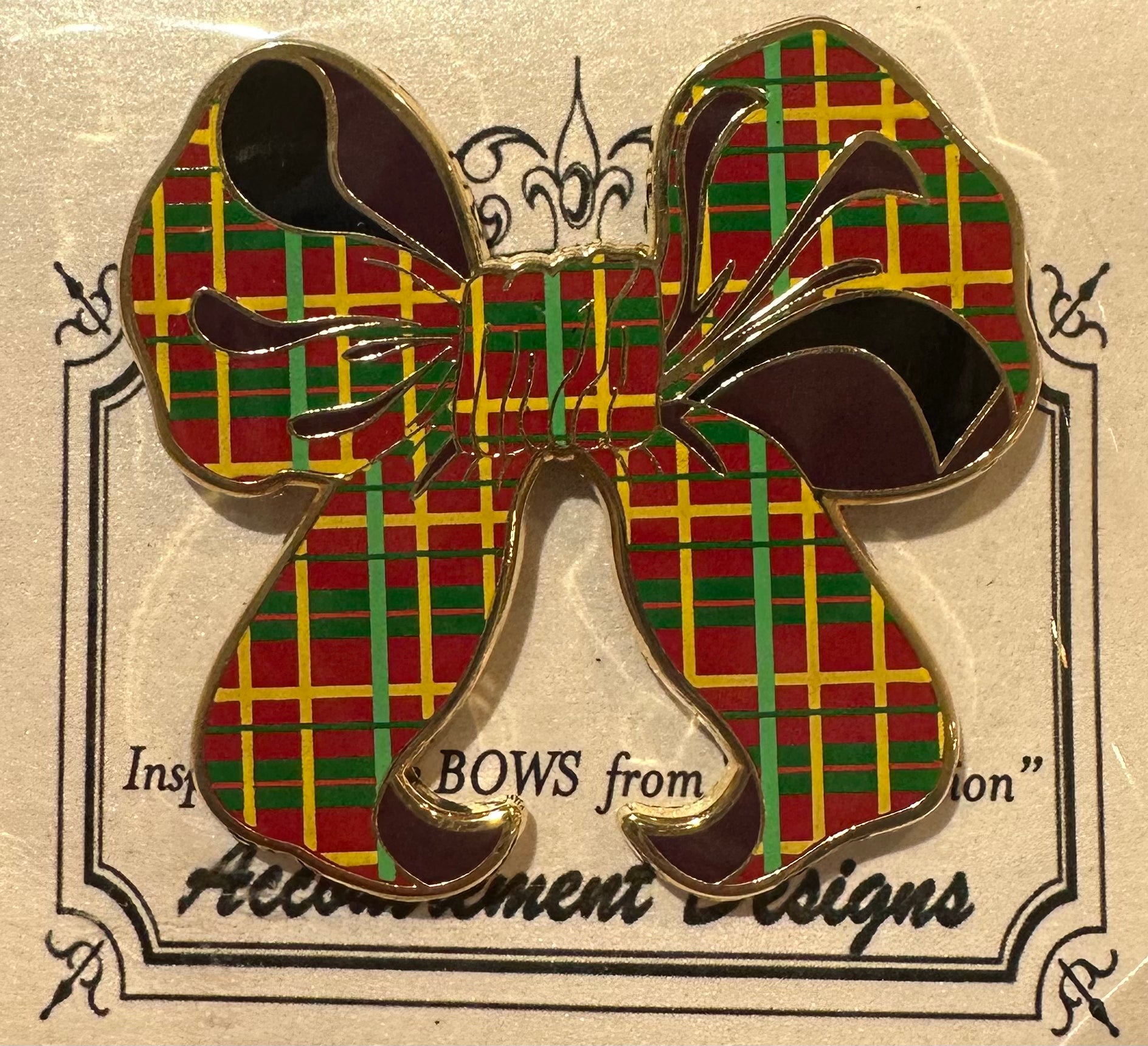 Big Plaid Bow Needleminder