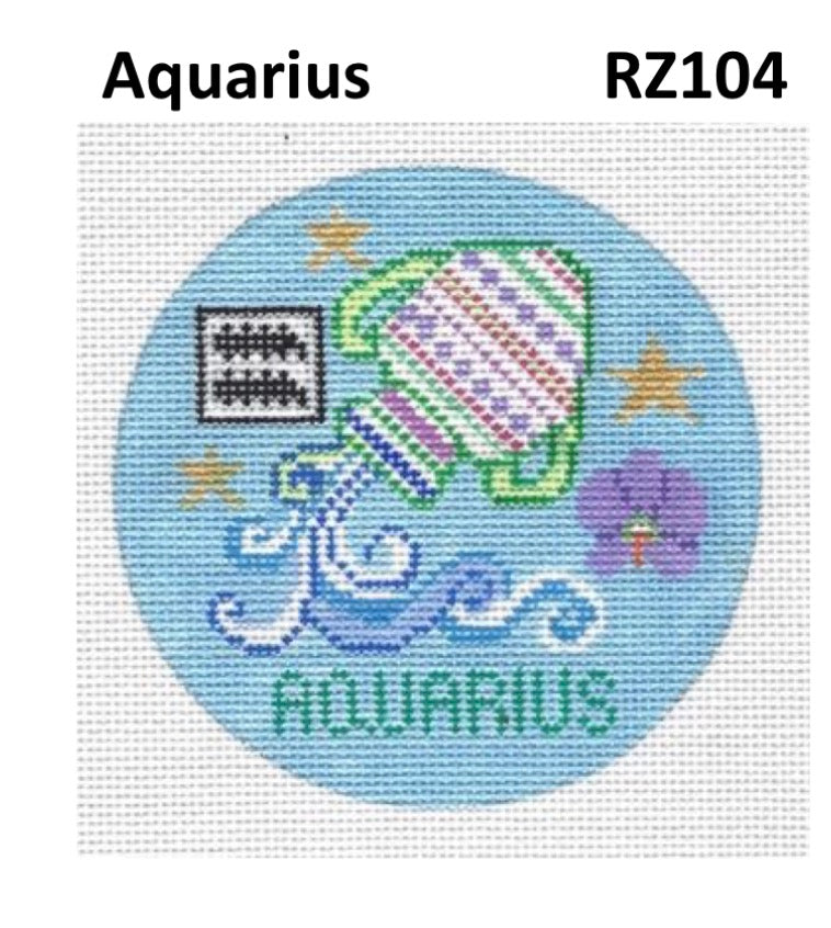 RZ104 - Aquarius Zodiac Ornament