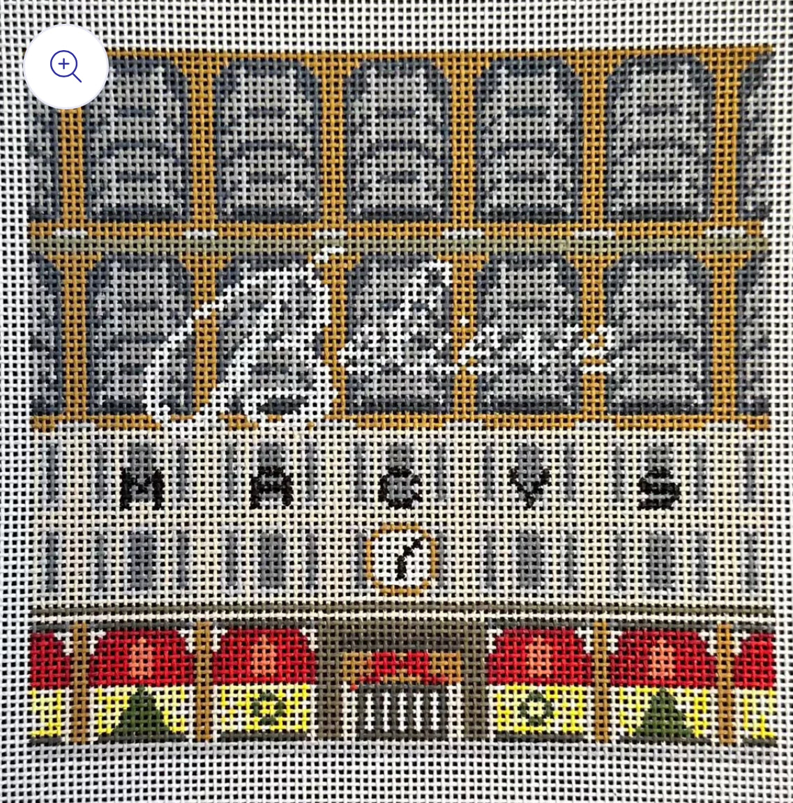 Gingham stitchery macys storefront needlepoint canvas