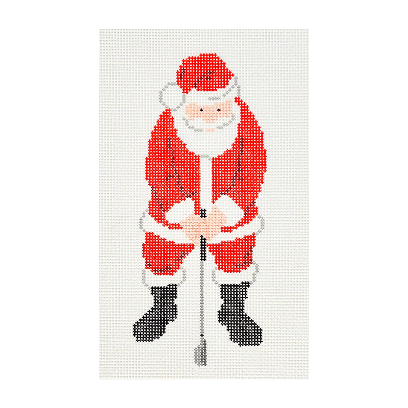 Golfing Santa