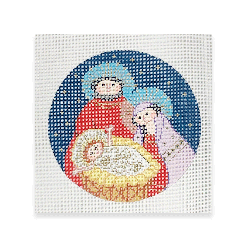 Nativity Ornament - Holy Family Faberge