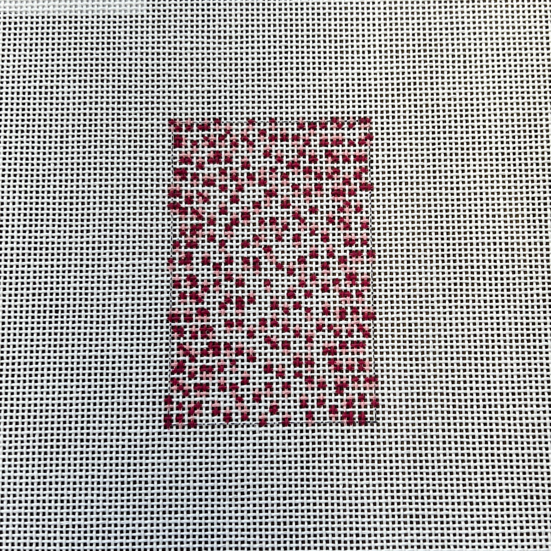 French Dots Luggage Tag Pink