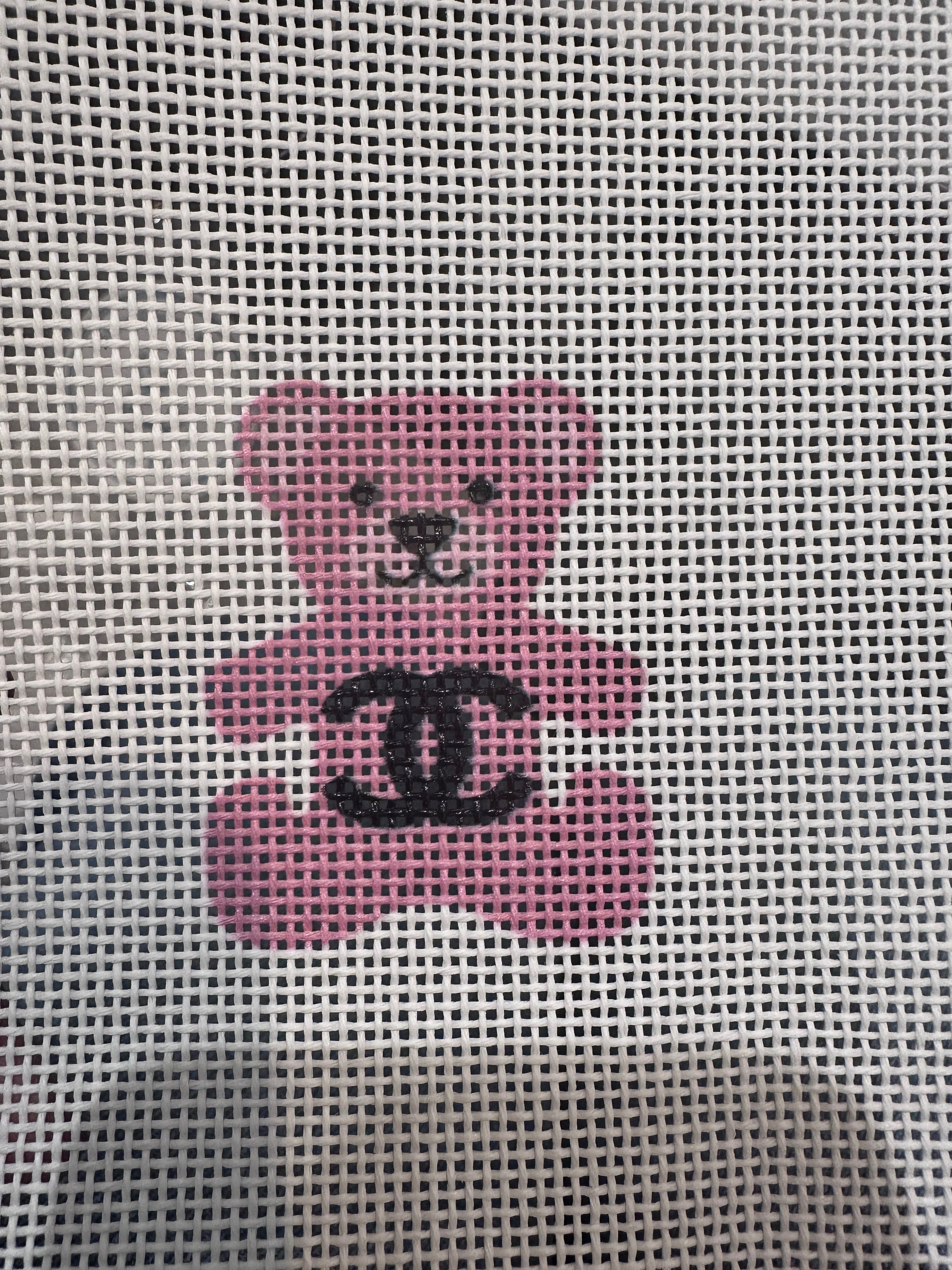 Pink CC Bear Bag Charm (printed)