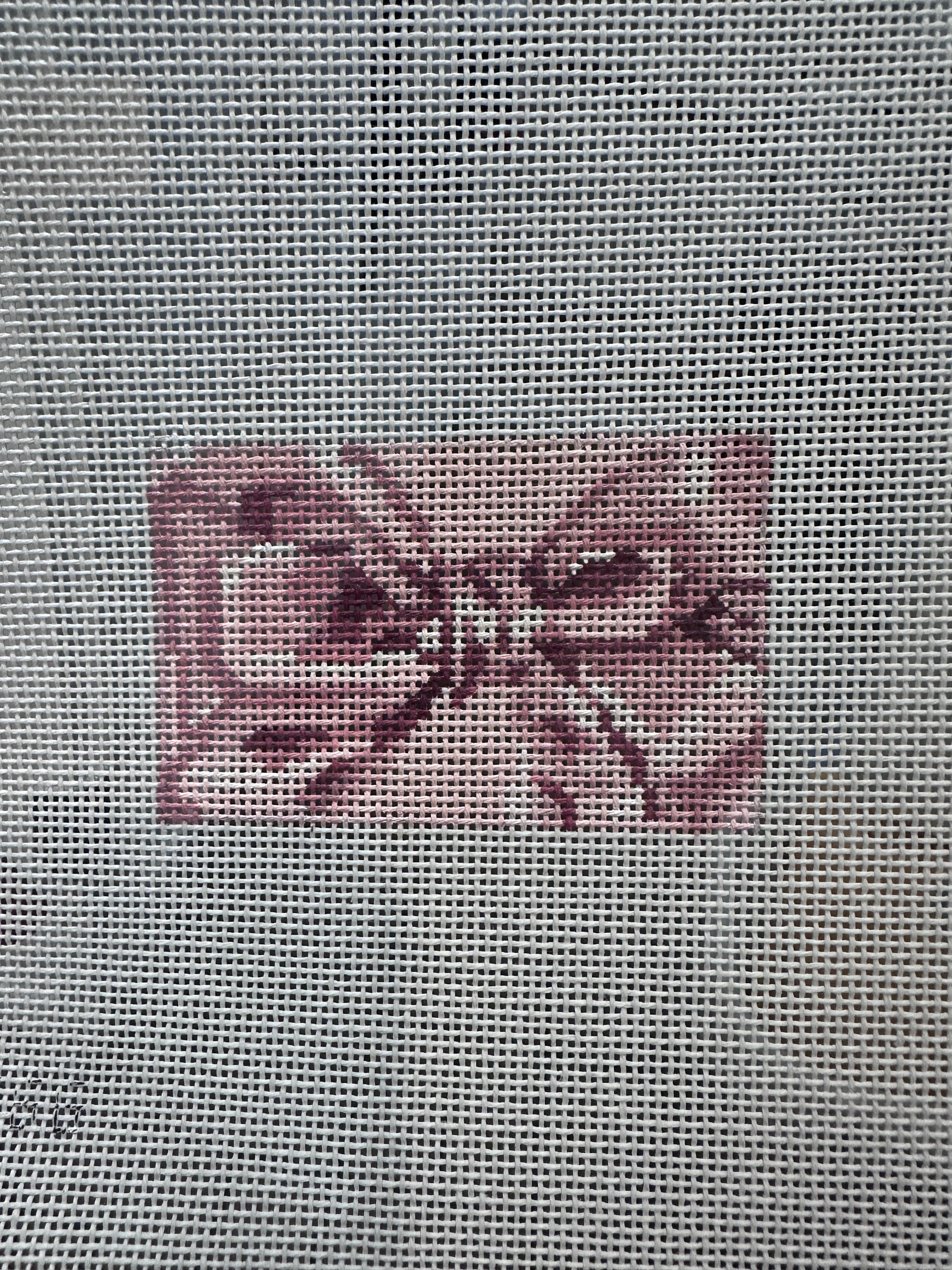 Pink Bow Luggage Tag Insert