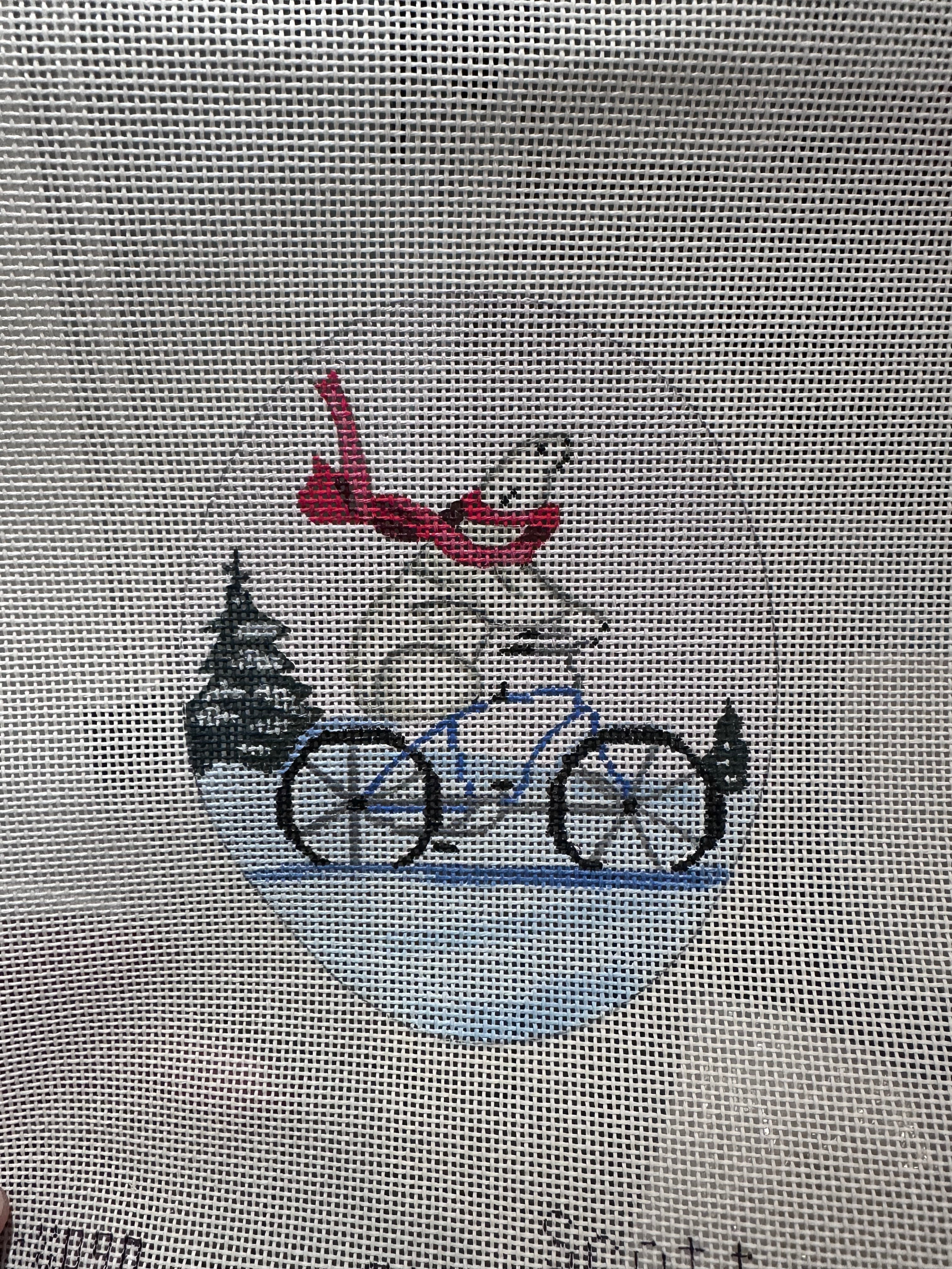 Polar Bear On Bike