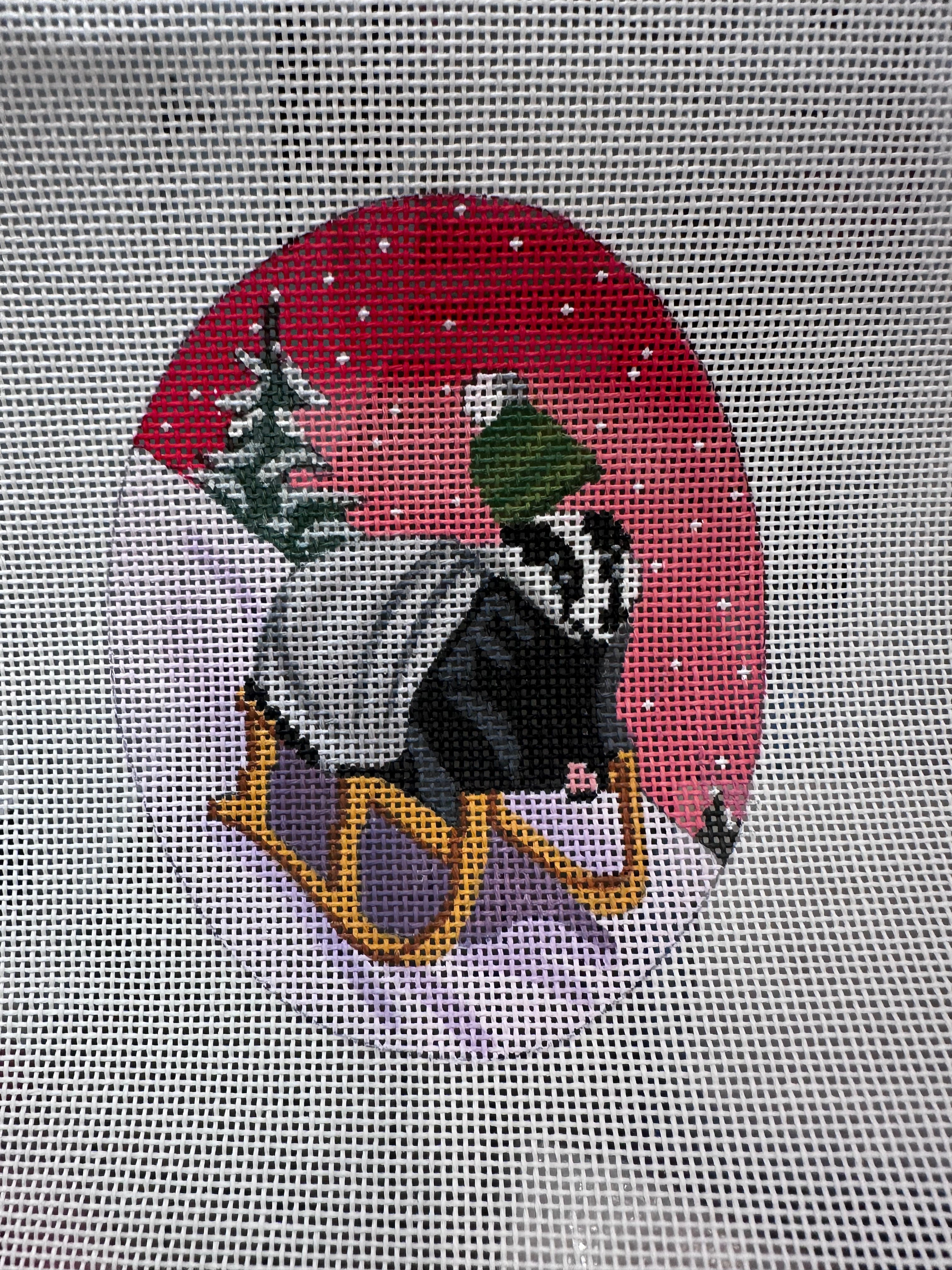 Skunk on Sled