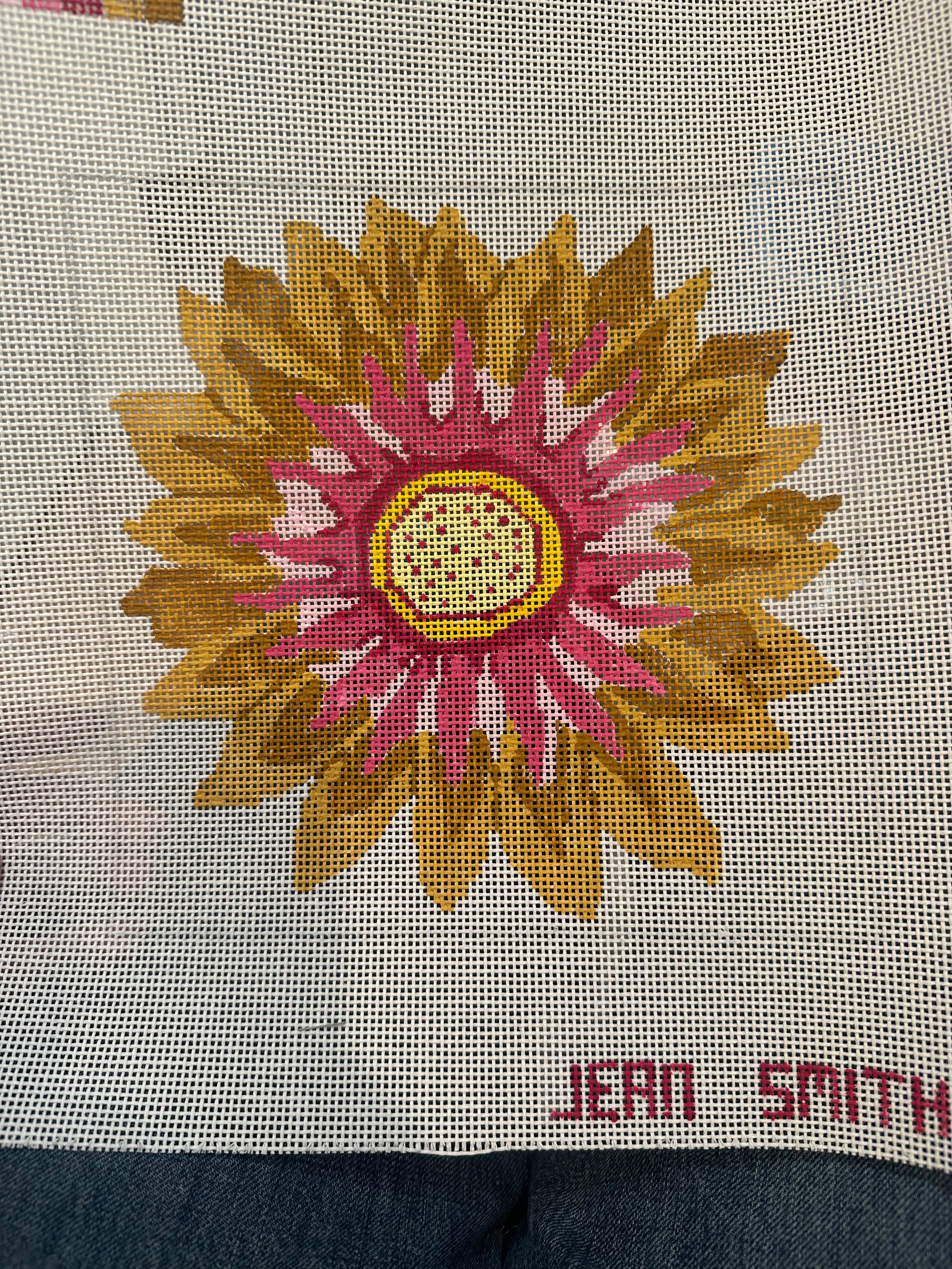 Pink and Gold Flower