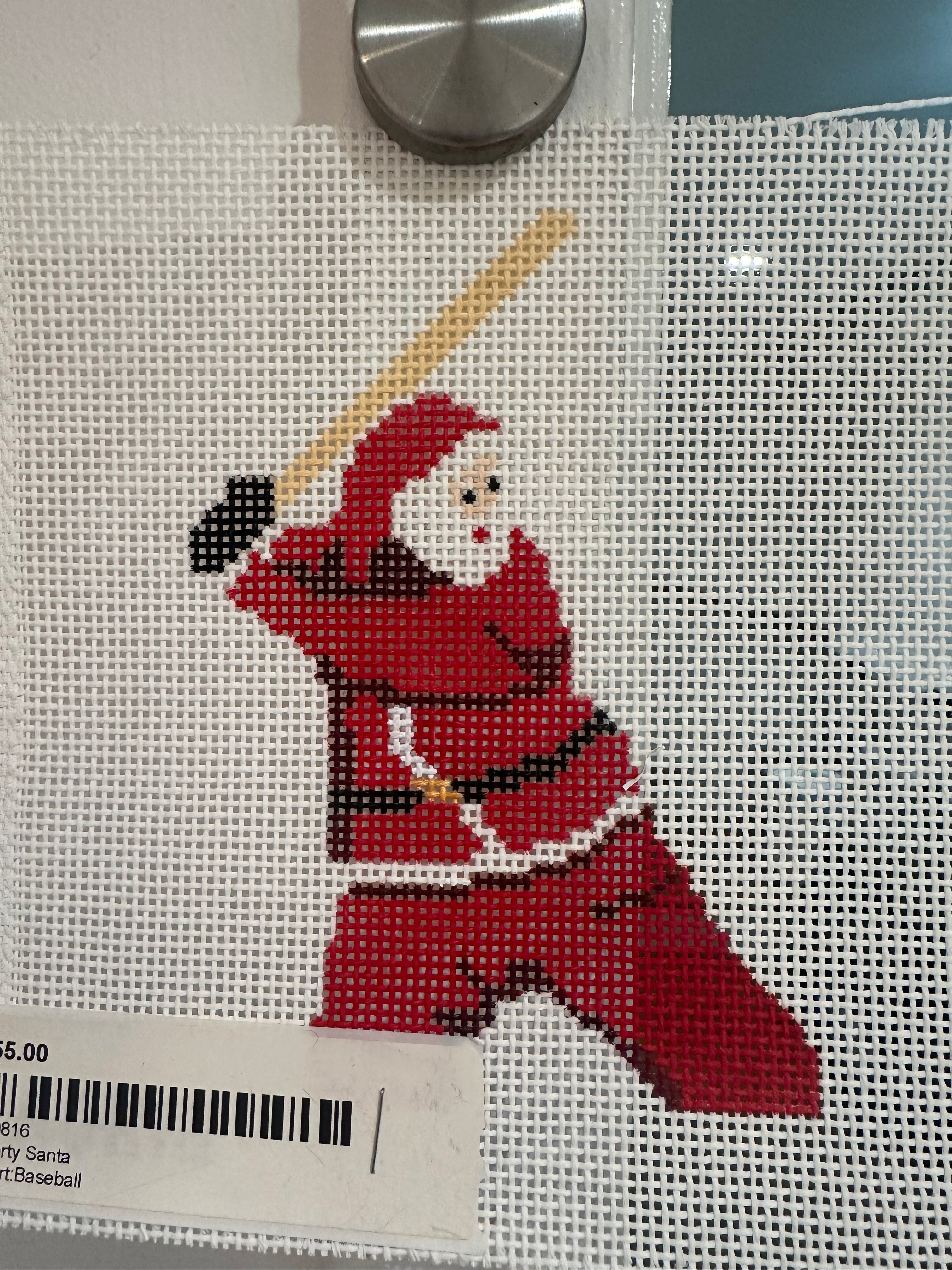 Baseball Sporty Santa