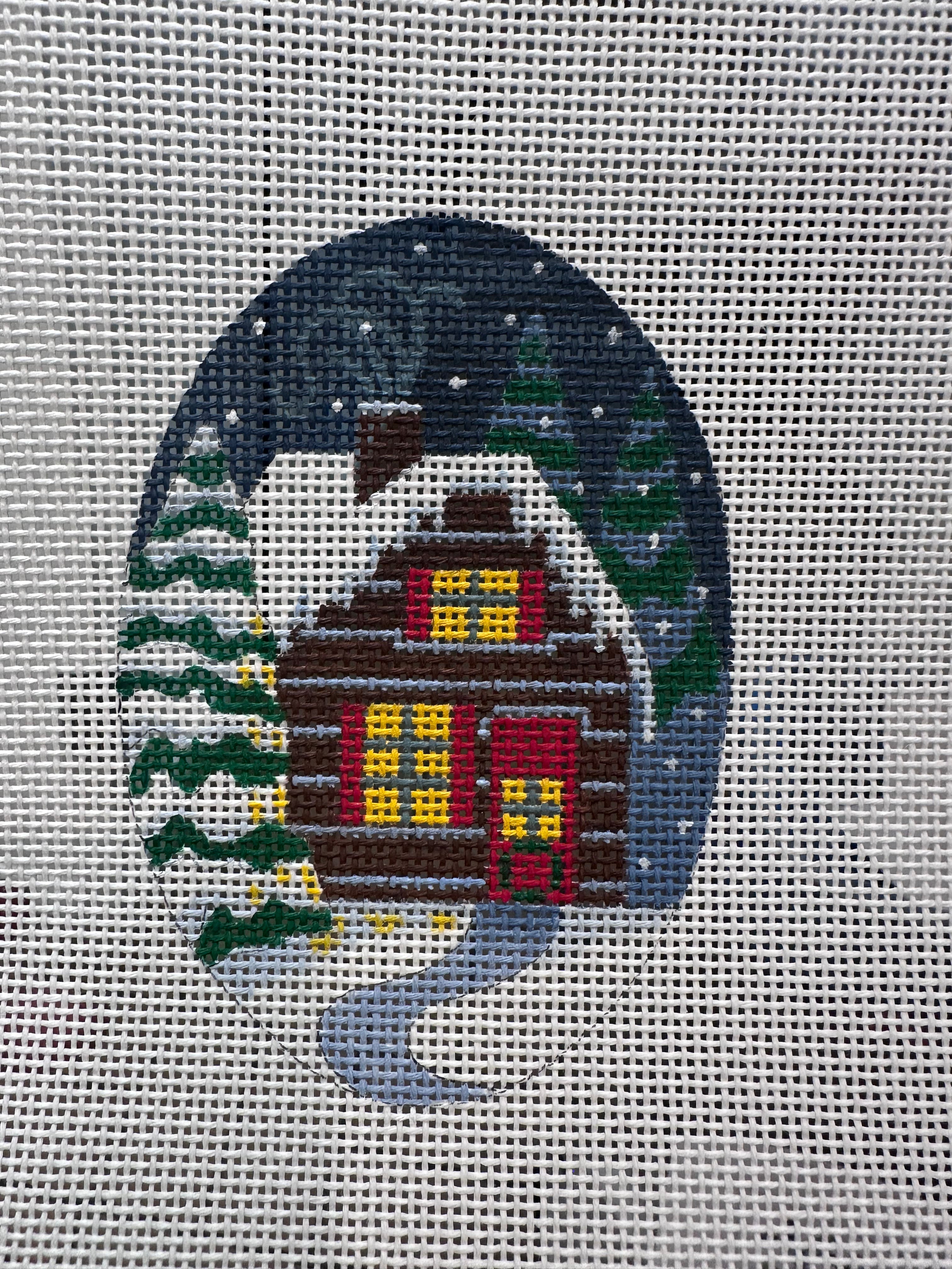Log Cabin Oval - 13 mesh
